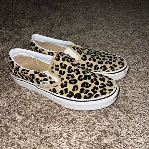 Cheetah print Vans